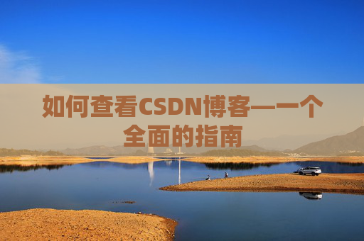 如何查看CSDN博客—一个全面的指南